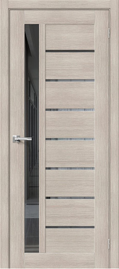 Межкомнатная дверь Браво-27, цвет: Cappuccino Melinga, с покрытием из эко шпона, серия: Bravo X, размер: 200*60