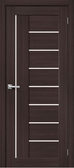 Межкомнатная дверь Браво-29, цвет: Wenge Melinga, с покрытием из эко шпона, серия: Bravo X, размер: 200*60