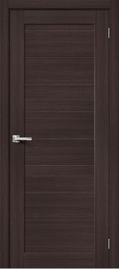 Межкомнатная дверь Браво-21, цвет: Wenge Melinga, с покрытием из эко шпона, серия: Bravo X, размер: 200*60