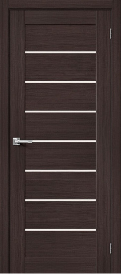 Межкомнатная дверь Браво-22, цвет: Wenge Melinga, с покрытием из эко шпона, серия: Bravo X, размер: 200*60