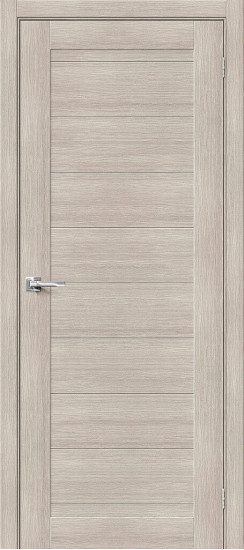 Межкомнатная дверь Браво-21, цвет: Cappuccino Melinga, с покрытием из эко шпона, серия: Bravo X, размер: 190*55