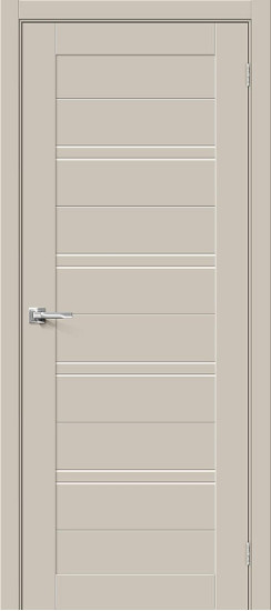 Межкомнатная дверь Браво-28, цвет: Cream Silk, с покрытием: ПЭТ, серия: Bravo X, размер: 200*60