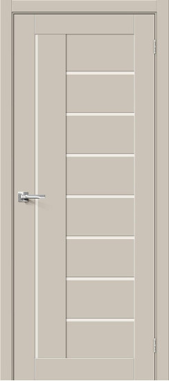 Межкомнатная дверь Браво-29, цвет: Cream Silk, с покрытием: ПЭТ, серия: Bravo X, размер: 200*60