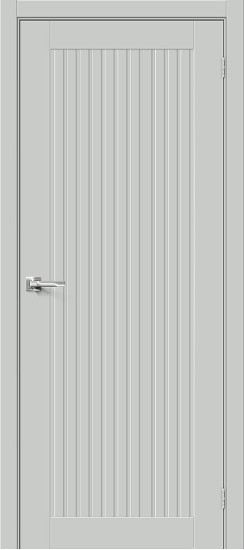 Межкомнатная дверь Браво-40, цвет: Grey Silk, с покрытием: ПЭТ, серия: Bravo X, размер: 200*60