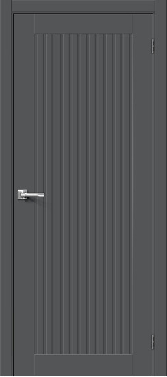 Межкомнатная дверь Браво-40, цвет: Stormy Silk, с покрытием: ПЭТ, серия: Bravo X, размер: 200*60