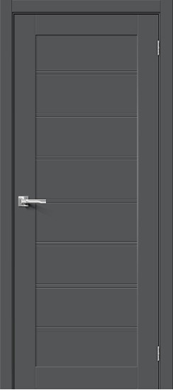 Межкомнатная дверь Браво-20, цвет: Stormy Silk, с покрытием: ПЭТ, серия: Bravo X, размер: 200*60