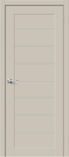 Межкомнатная дверь Браво-20, цвет: Cream Silk, с покрытием: ПЭТ, серия: Bravo X, размер: 200*60
