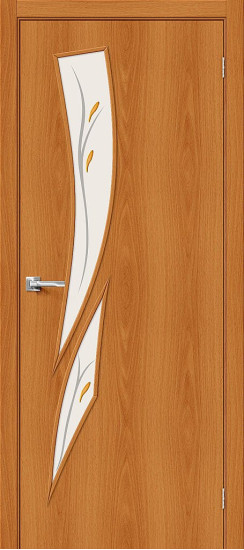 Межкомнатная дверь 8Ф, цвет: Л-12 (МиланОрех), с покрытием: Финиш Флекс, серия: Direct, размер: 200*60