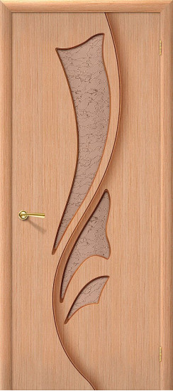 Межкомнатная дверь Эксклюзив, цвет: Ф-05 (Дуб), с покрытием из шпона, серия: Fine-line, размер: 200*60