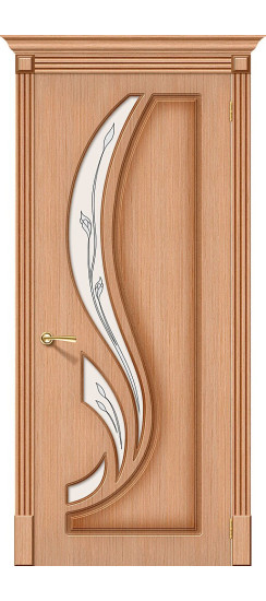 Межкомнатная дверь Лилия, цвет: Ф-05 (Дуб), с покрытием из шпона, серия: Fine-line, размер: 200*60