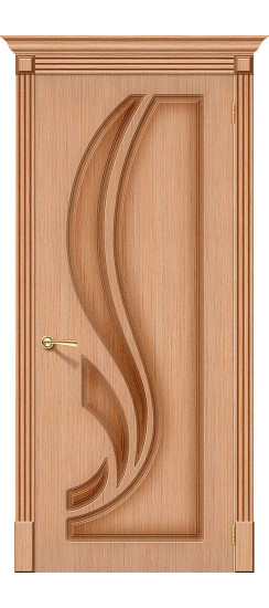 Межкомнатная дверь Лилия, цвет: Ф-05 (Дуб), с покрытием из шпона, серия: Fine-line, размер: 190*55