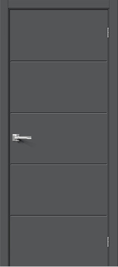 Межкомнатная дверь Граффити-2.Д.П, цвет: Stormy Silk, с покрытием: ПЭТ, серия: Graffiti, размер: 200*60