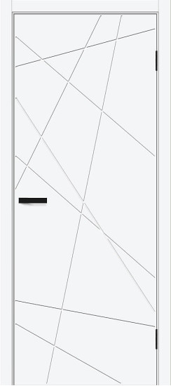 Межкомнатная дверь Граффити-5.Д, цвет: White Pro, с покрытием: Винил, серия: Graffiti, размер: 190*55