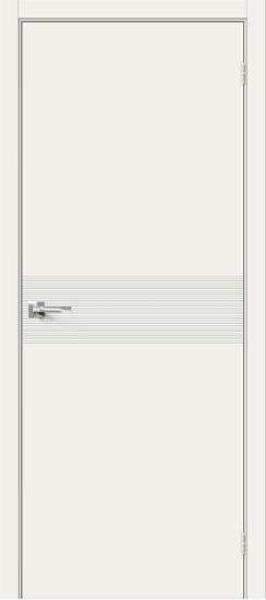 Межкомнатная дверь Граффити-23, цвет: Whitey, с покрытием из эмали, серия: Graffiti, размер: 200*60