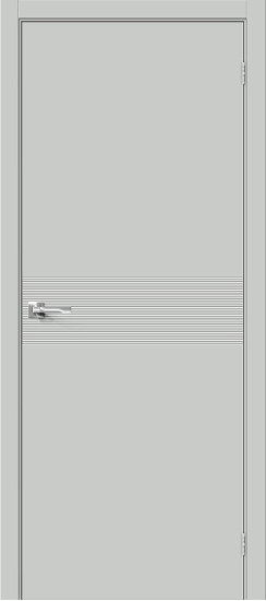 Межкомнатная дверь Граффити-23, цвет: Grace, с покрытием из эмали, серия: Graffiti, размер: 200*60