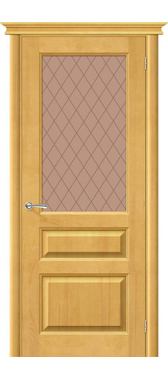 Межкомнатная дверь М5, цвет: Т-04 (Медовый), из массива, размер: 200*60