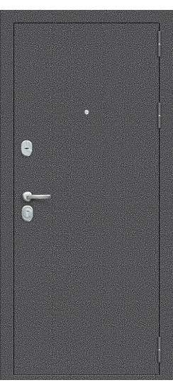 Входная дверь Тайга-9, цвет: Антик Серебряный/Царга, из серии: Optim, размер: 205*86, открывание: Левое