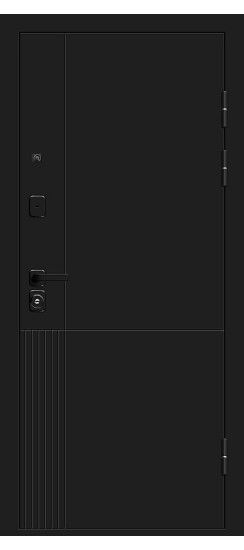 Optim Z-2 Нео Зеркало, цвет: Муар черный/Белый, размер : 