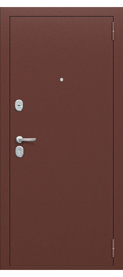 Входная дверь Тайга-7, цвет: Антик Медный/Бежевый клен, из серии: Optim, размер: 205*86, открывание: 180˚, Левое