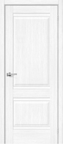 Межкомнатная дверь Прима-2, цвет: Snow Melinga, с покрытием из эко шпона, серия: Prima, размер: 200*60