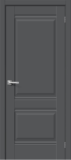 Межкомнатная дверь Прима-2, цвет: Stormy Silk, с покрытием: ПЭТ, серия: Prima, размер: 200*60