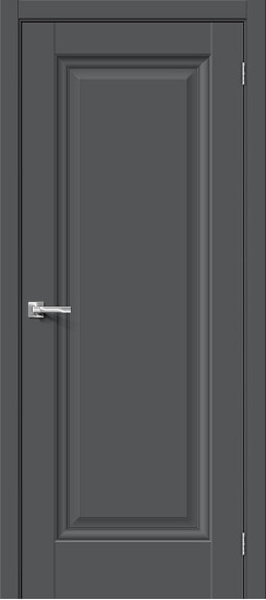 Межкомнатная дверь Прима-0, цвет: Stormy Silk, с покрытием: ПЭТ, серия: Prima, размер: 200*60