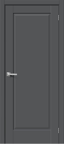 Межкомнатная дверь Прима-10, цвет: Stormy Silk, с покрытием: ПЭТ, серия: Prima, размер: 200*60