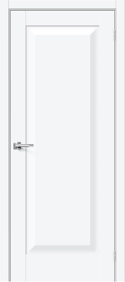 Межкомнатная дверь Прима-20, цвет: White Silk, с покрытием: ПЭТ, серия: Prima, размер: 200*60