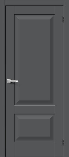 Межкомнатная дверь Прима-22, цвет: Stormy Silk, с покрытием: ПЭТ, серия: Prima, размер: 200*60