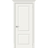 Межкомнатная дверь Скинни-12, цвет: Whitey, с покрытием из эмали, серия: Skinny, размер: 190*55