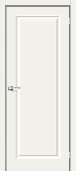 Межкомнатная дверь Скинни-10, цвет: Whitey, с покрытием из эмали, серия: Skinny, размер: 200*60