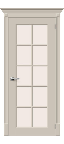 Межкомнатная дверь Скинни-11.1, цвет: Creamy, с покрытием из эмали, серия: Skinny, размер: 200*60