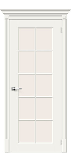 Межкомнатная дверь Скинни-11.1, цвет: Whitey, с покрытием из эмали, серия: Skinny, размер: 200*60