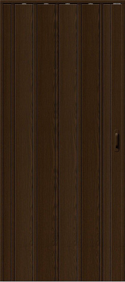 Складная дверь ДСК 007, цвет: Венге, с покрытием из винила, размер: 203*84