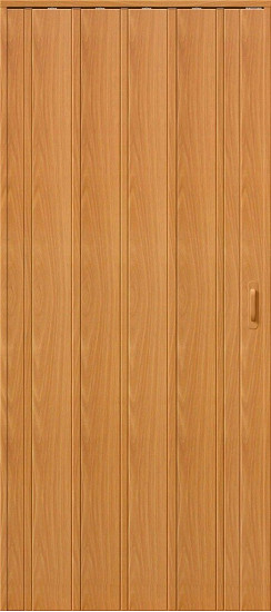 Складная дверь ДСК 007, цвет: Миланский орех, с покрытием из винила, размер: 203*84