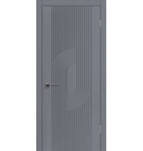 Дверь Electrum SOLO 4 Серая эмаль