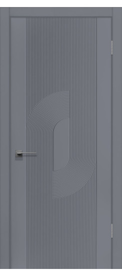 Дверь Electrum SOLO 4 Серая эмаль