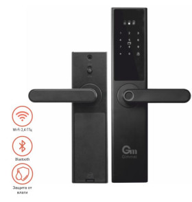 Умная ручка Gimmel F45 TTLock, черный матовый