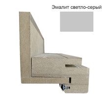 Дверной комплект компланарный эмалит светло-серый