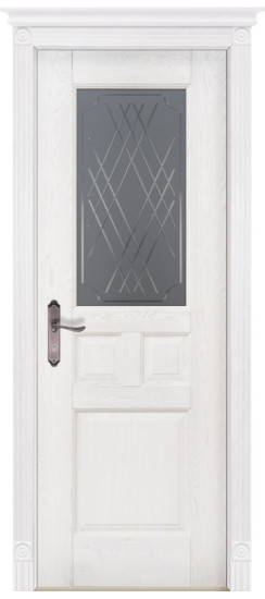 Дверь Тоскана структ. БЕЛАЯ ЭМАЛЬ