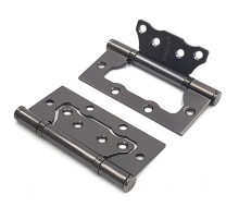Петля ст. без врезки, черный никель мат.