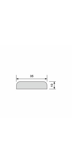 Притворная планка грей (дуб)