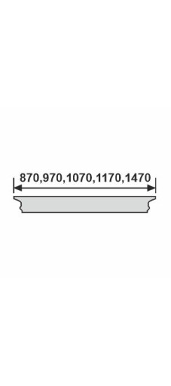 Карниз вайт (дуб)