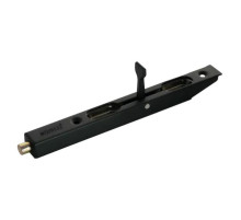 Шпингалет торцевой Morelli L160 BL, черный