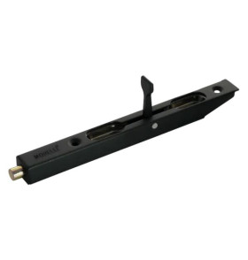 Шпингалет торцевой Morelli L160 BL, черный