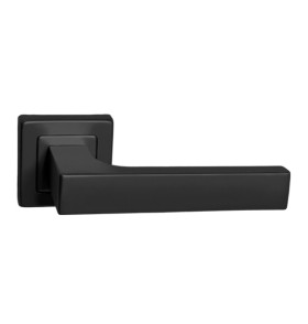 Ручка дверная квадр. B2B TR-805/2 BB/BB, черн./черн.