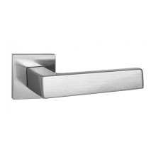 Ручка дверная квадр. RENZ DH 323-03 slim SN 