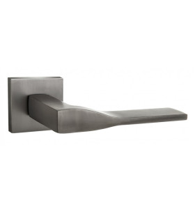 Ручка дверная квадр. RENZ DH 324-03 slim MBN 