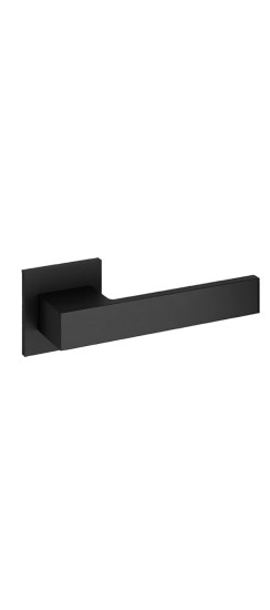 Ручка дверная квадр.тонкое осн. VETTORE R21.115 MBP, черн. мат.