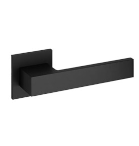 Ручка дверная квадр.тонкое осн. VETTORE R21.115 MBP, черн. мат.